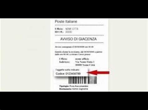 codice raccomandata 619